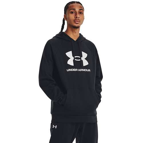 Under armour best sale rival logo hoodie