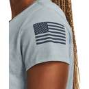 Under Armour Women's New Freedom Flag T-Shirt (036) Steel Light