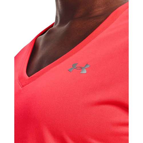 Under Armour 100% Polyester Solid Pink Active T-Shirt Size XL - 50% off