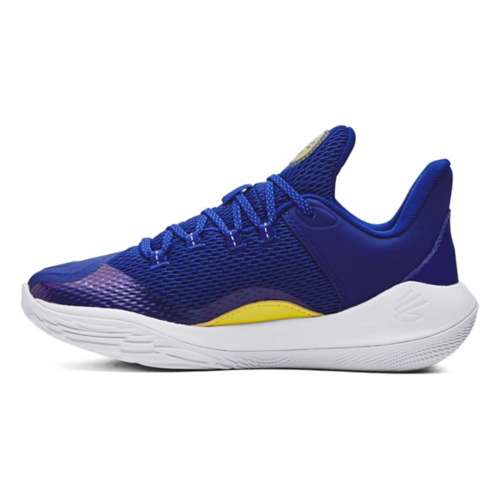 Under Armor Curry Low 1 Men 8 Warriors Blue Yellow Dubs