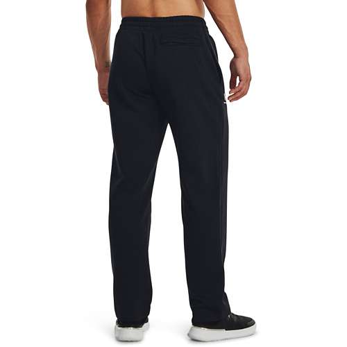 Under armour discount open bottom sweatpants