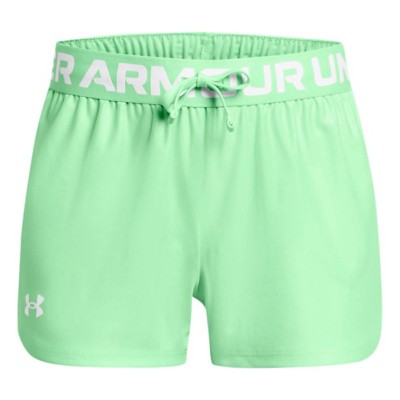 Girls' Under Cyclones armour Play Up Solid Shorts