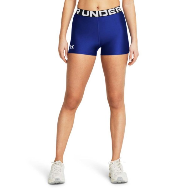 Women's Under Armour HeatGear Shorty Shorts XLarge Royal/White