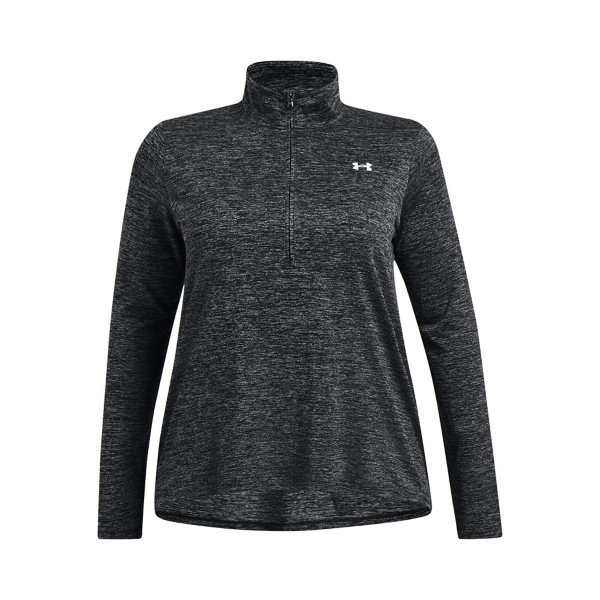 Women's Under Armour Tech Twist Half Zip Long Sleeve 1/2 Zip 2X Black
