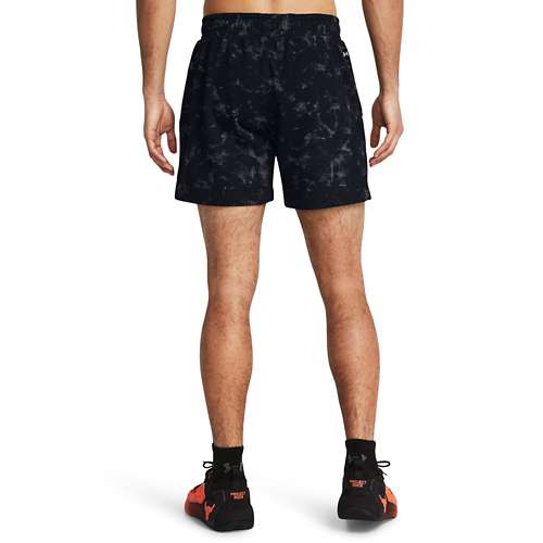 Men's Under Armour Project Rock Rival Terry Printed Lounge Shorts
