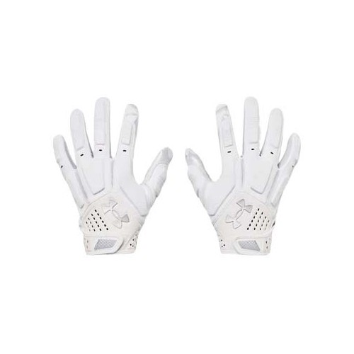 Under Armour Highlight Football Gloves M White White Silver