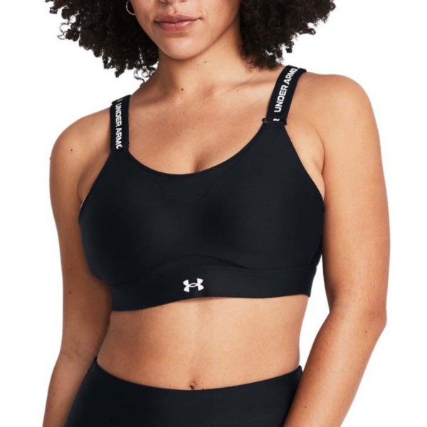 Women's Under Armour Infinity 2.0 High Sports Bra XSmall D/DD Black/White