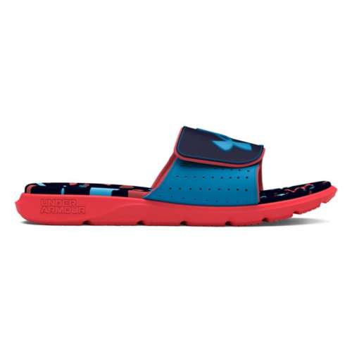 Big Kids' Under armour Badgers Ignite Pro Slide Sandals