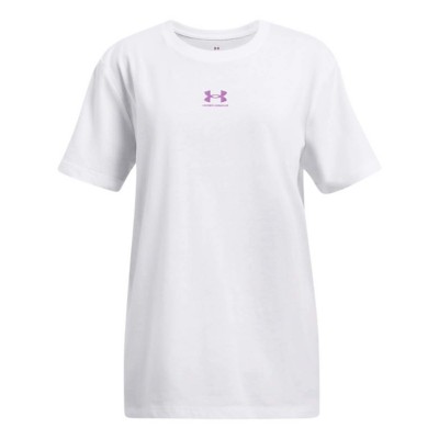 Girls' Under micro armour Campus Oversized T-Shirt