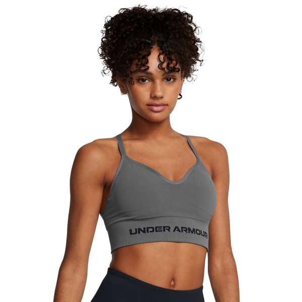 Women's Under Armour Yoga Vanish Seamless Low Sports Bra Medium Castlerock