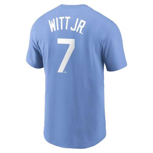 Nike Kansas City Royals Bobby Witt Jr #7 Name & Number T-Shirt