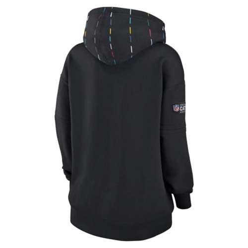 Nike Packers Women's Funnel Pullover Hoodie Charcoal Size L | MODA3