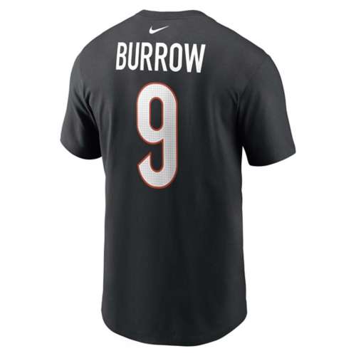 Nike Cincinnati Bengals Joe Burrow #9 Name & Number T-Shirt