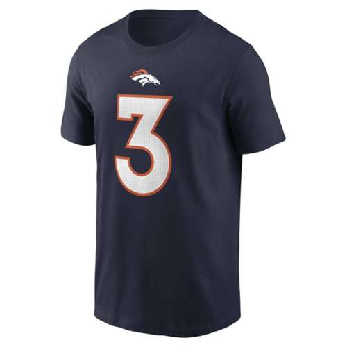 Nike Denver Broncos Russell Wilson #3 2023 Name & Number T-Shirt