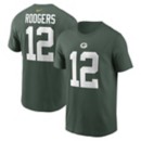 Nike Green Bay Packers Aaron Rodgers #12 Player Name & Number T-Shirt