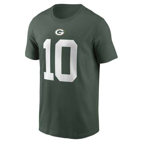 Nike Green Bay Packers Jordon Love #10 Name & Number T-Shirt