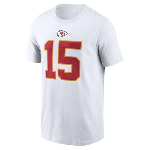 Nike Kansas City Chiefs Patrick Mahomes #15 Name & Number T-Shirt
