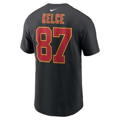 Nike Kansas City Chiefs Travis Kelce #87 Team Name & Number T-Shirt
