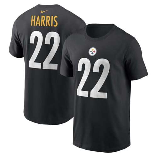 Nike Pittsburgh Steelers Najee Harris #22 Team Name & Number T-Shirt