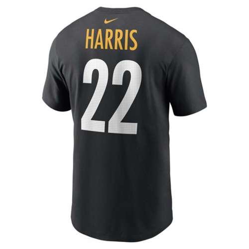 Nike Pittsburgh Steelers Najee Harris #22 Team Name & Number T-Shirt