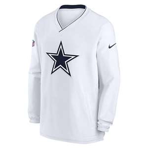 New Men's Nike Dallas Cowboys Sideline Coaches Repel 1/4 Zip Pullover  Size Small