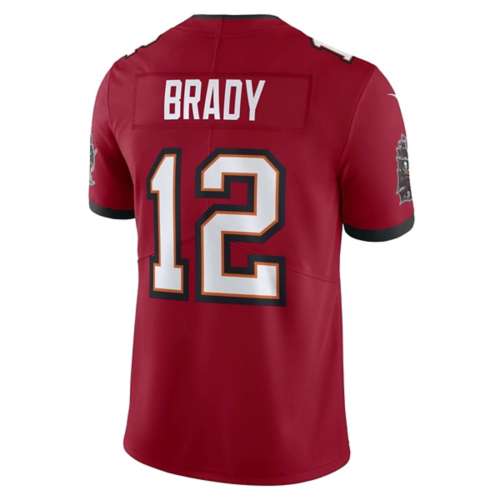 Men's Nike Tom Brady Red Tampa Bay Buccaneers Vapor Untouchable Limited Jersey Size: Medium