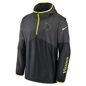 Nike Men's New Orleans Saints Sideline Coaches Black Full-Zip Bomber Jacket