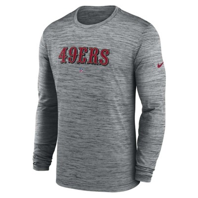 Nike San Francisco 49ers 2023 Sideline Velocity Long Sleeve T-Shirt ...