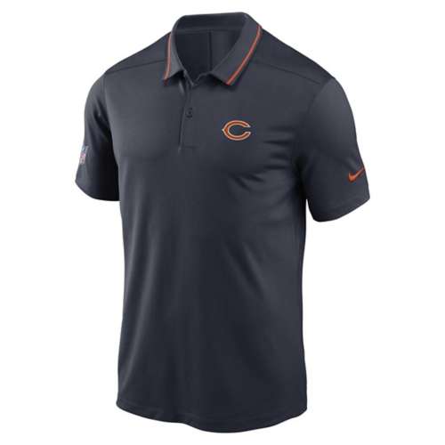 nike Orange-Bunt Chicago Bears Coaches Polo