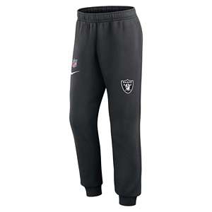 Men's Las Vegas Raiders Nike Black 2023 Sideline Club Jogger Pants