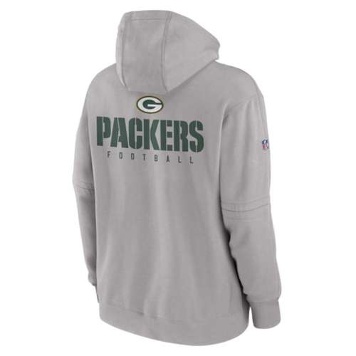 Women's Green Bay Packers Duluth Trading Co. Green Fleece Crew Neck  Sweatshirt