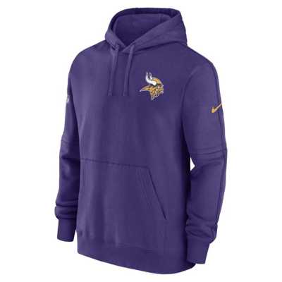 Nike Men's Minnesota Vikings 2023 Sideline Club Black Full-Zip