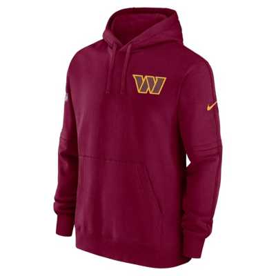 Nike Sideline Club (NFL Washington Commanders) Women's Pullover Hoodie.