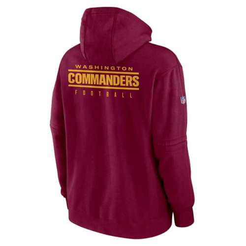 Nike Sideline Club (NFL Washington Commanders) Women's Pullover Hoodie