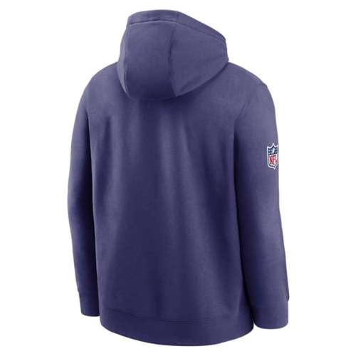 Nike Men's Minnesota Vikings Alternate Purple Hooded Long Sleeve T