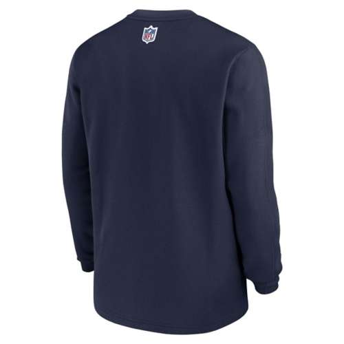 Dallas Cowboys Nike Sideline Alternate Crewneck Small White