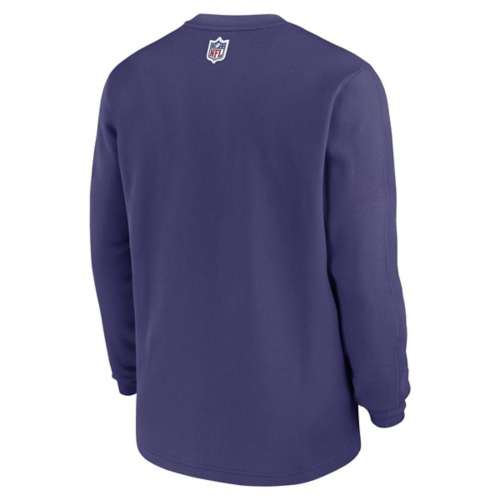 Nike Men's Minnesota Vikings Alternate Purple Hooded Long Sleeve T-Shirt