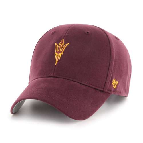 47 Maroon Arizona State Sun Devils Side Note Trucker Snapback Hat