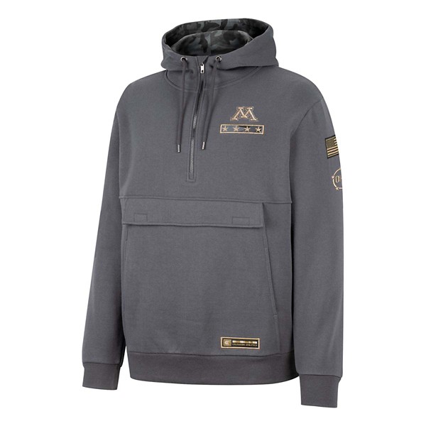 Colosseum Minnesota Golden Gophers Operation Hat Trick Ghost Rider 1/4 Zip Top product image
