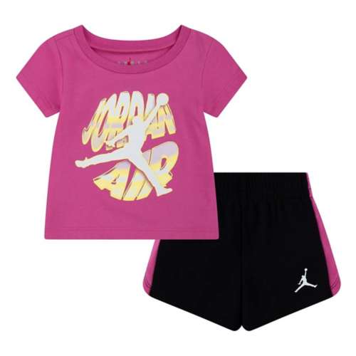 Baby Girls' Jordan Air Stacked T-Shirt and Shorts Set