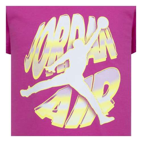 Girls' jordan dla Air Stacked T-Shirt and Shorts Set