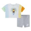 Baby Girls' nike Shoe Busy Bee T-Shirt and Shorts Set