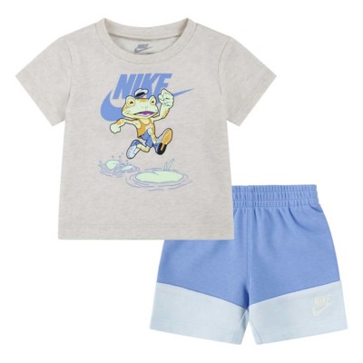 Baby This nike Frog Run KSA T-Shirt and Shorts Set