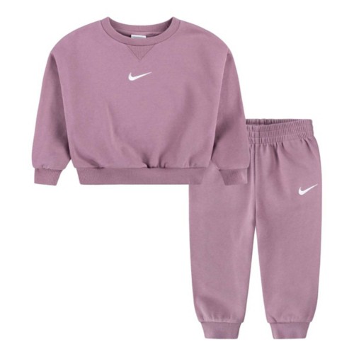 Toddler Girls Nike Essential Fleece Crewneck Sweatshirt and Joggers Set SCHEELS
