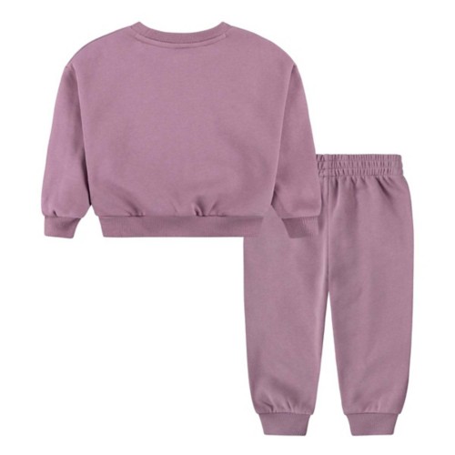 Toddler Girls' Nike Essential Fleece Crewneck Sweatshirt and Joggers Set