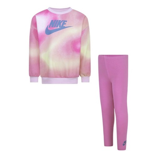 Girls Nike hot Sweatshirt and Leggings Set