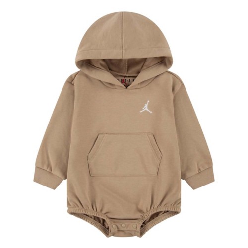 Baby Jordan MJ Jumpman Hooded Long Sleeve Onesie