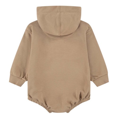Baby Jordan MJ Jumpman Hooded Long Sleeve Onesie