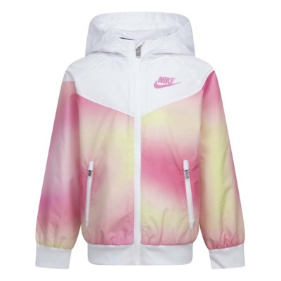Girls' Nike Printed Windrunner Hooded Rain Jacket | SCHEELS.com