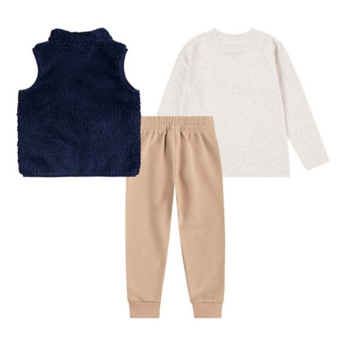 Boys' Nike Long Sleeve T-Shirt, Vest, and Joggers Set